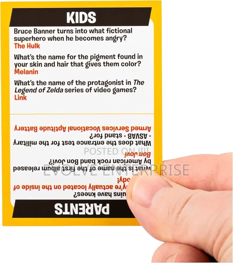 Spin Master Beat the Parents Board Game Kids Aged Over 5