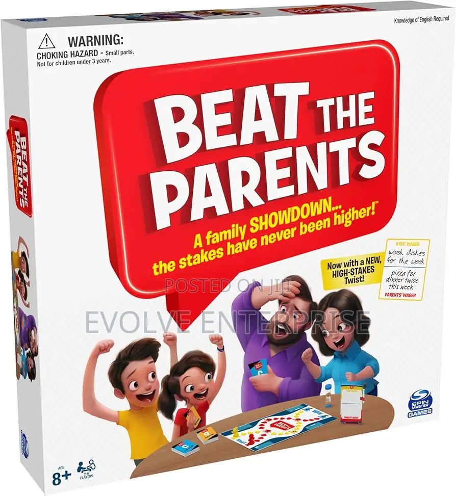 Spin Master Beat the Parents Board Game Kids Aged Over 5