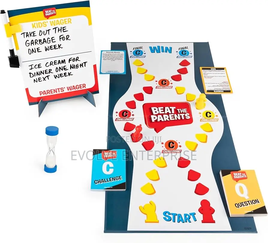 Spin Master Beat the Parents Board Game Kids Aged Over 5