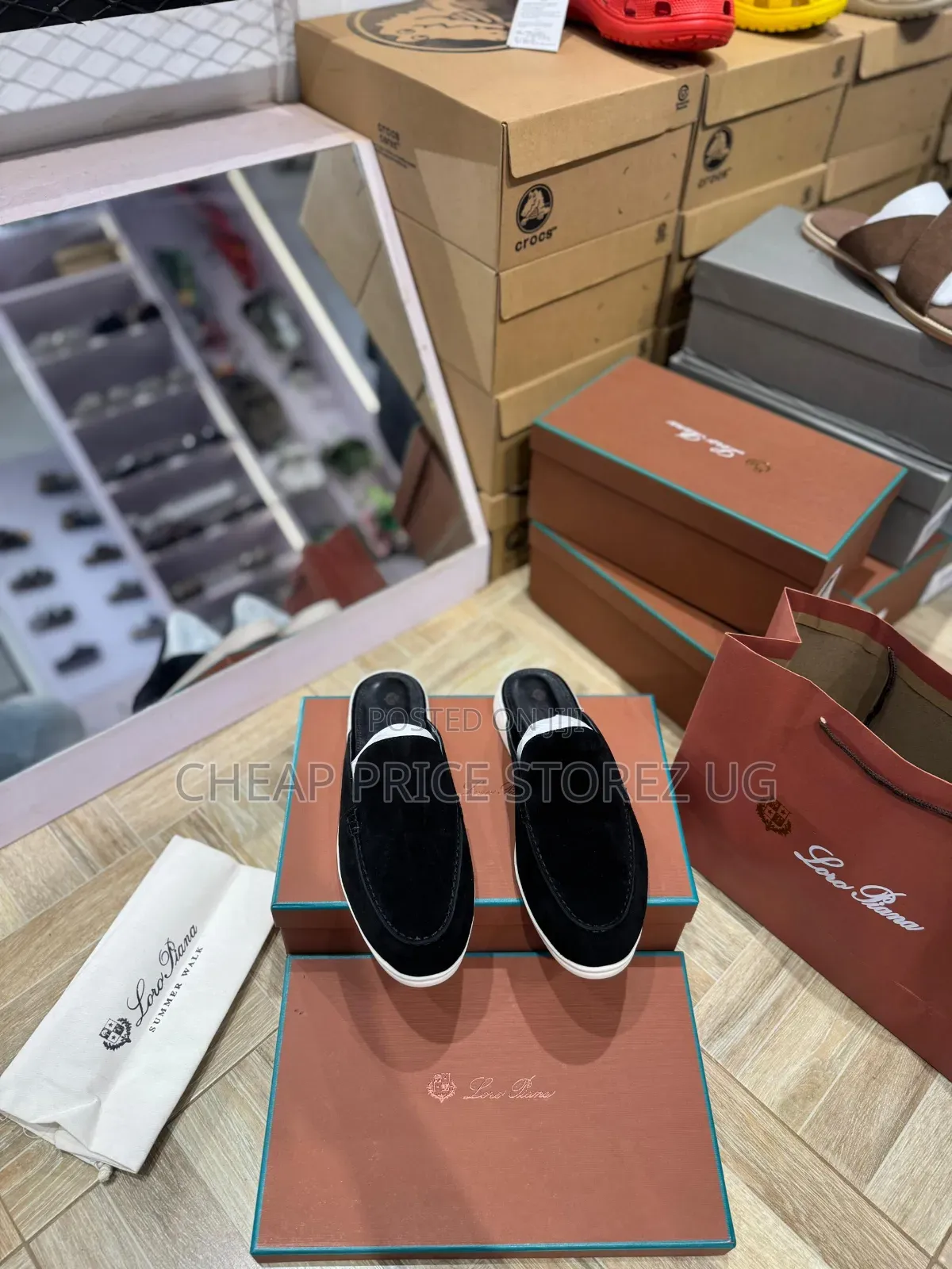 Black, Blue, Brown Suede Moccasin the 3 Colors Available