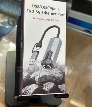 Usb 3.0 and Type-C to 2.5g Ethernet Adapter