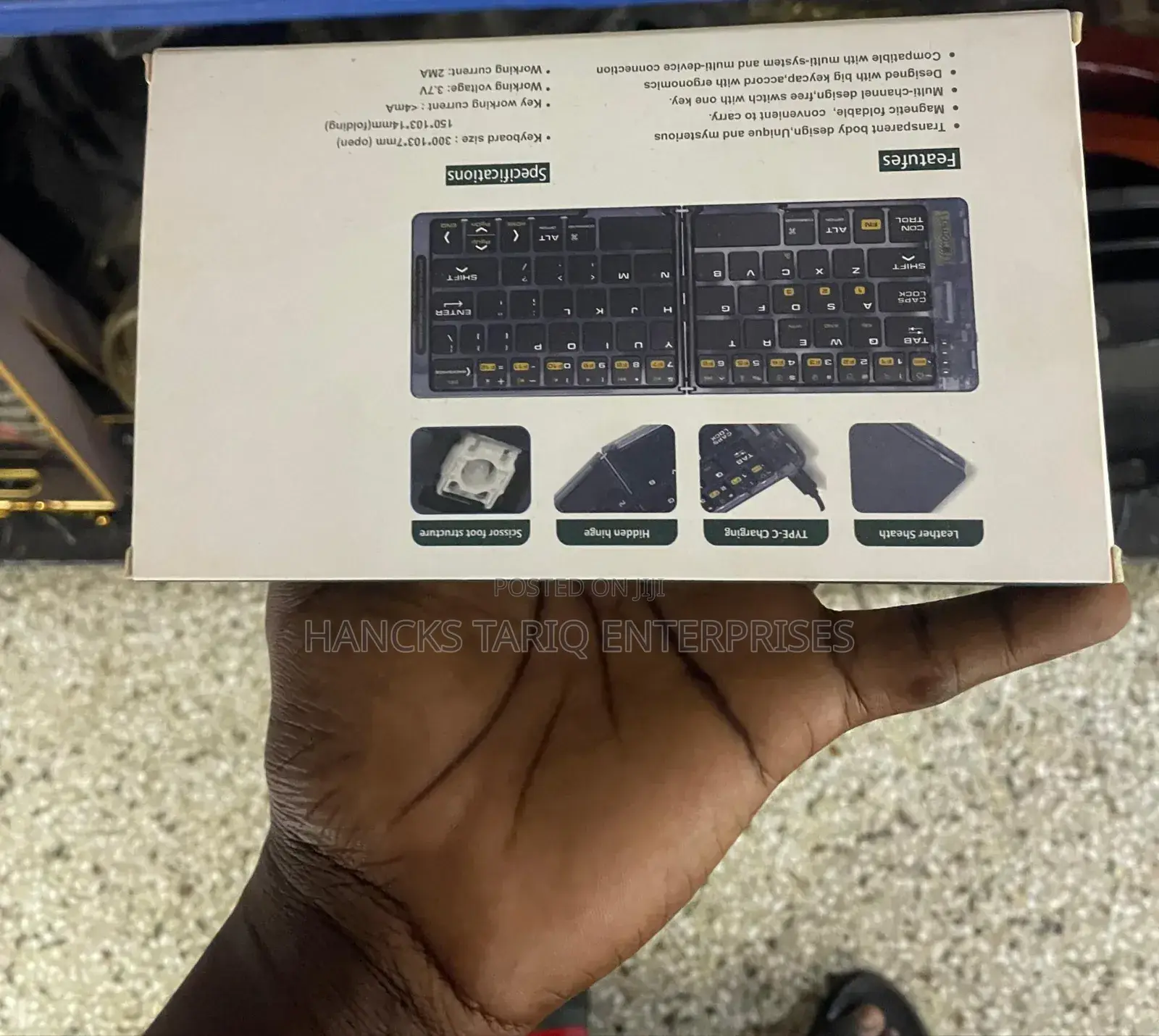 Portable, Foldable Keyboard