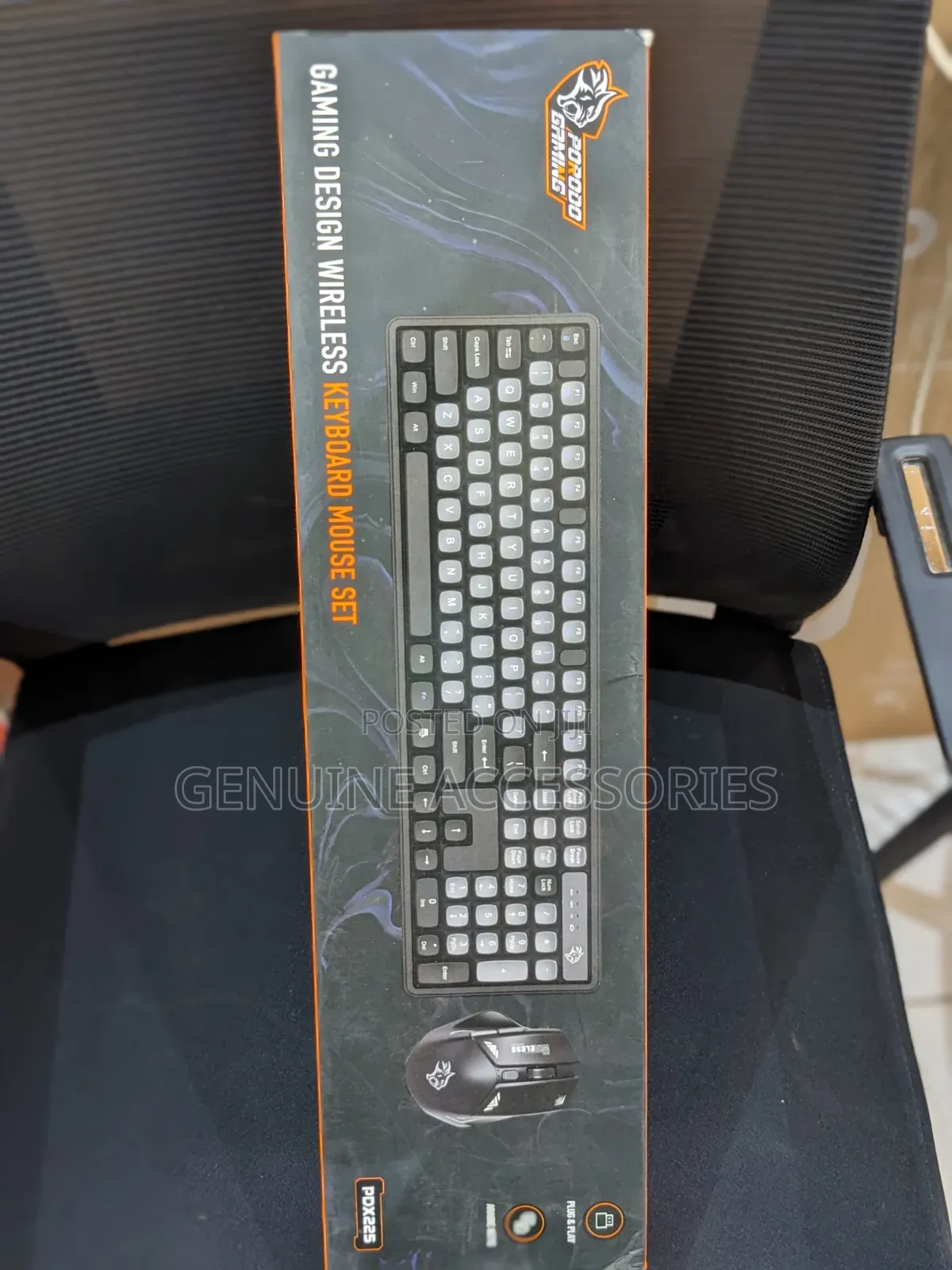 Porodo Gaming Design Wireless Keyboard Mouse Set