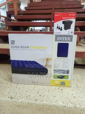 Intex Dura-Beam Standard Classic Downy Air Mattress 5×6