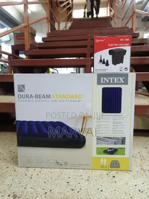 Intex Dura-Beam Standard Classic Downy Air Mattress 5×6