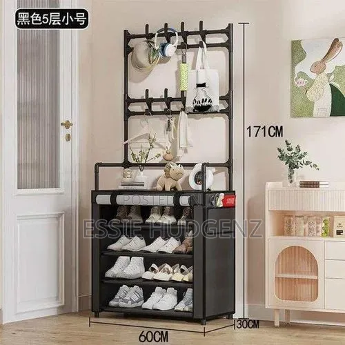 4 Tiers Coat Rack Shoe Rack