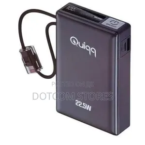 10,000mah Quiqq 22.5w Fast Charging Portable Power Bank