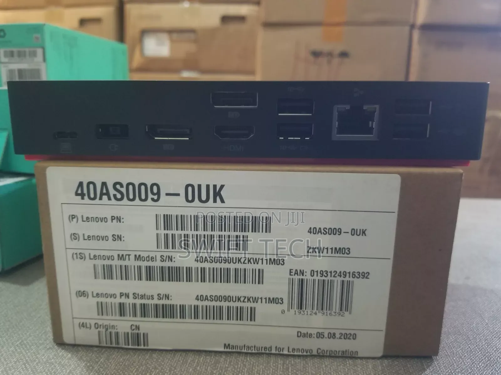 Lenovo Thinkpad Gen2 Type C to Thunderbolt.