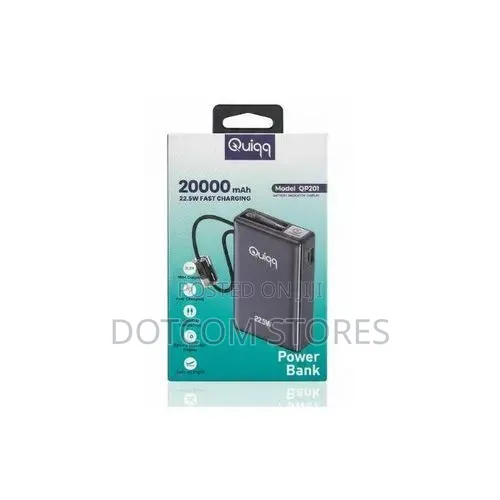 Quiqq 20000mah 22.5w Fast Charging Power Bank (Model Qp101)