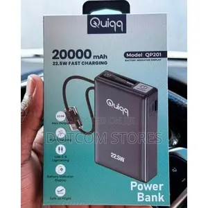 Quiqq 20000mah 22.5w Fast Charging Power Bank (Model Qp101)