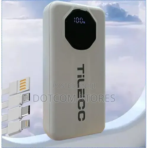 Tilecc Tc8512 Fast Charge 4-Wire 30000 Mah Portable Power Bank