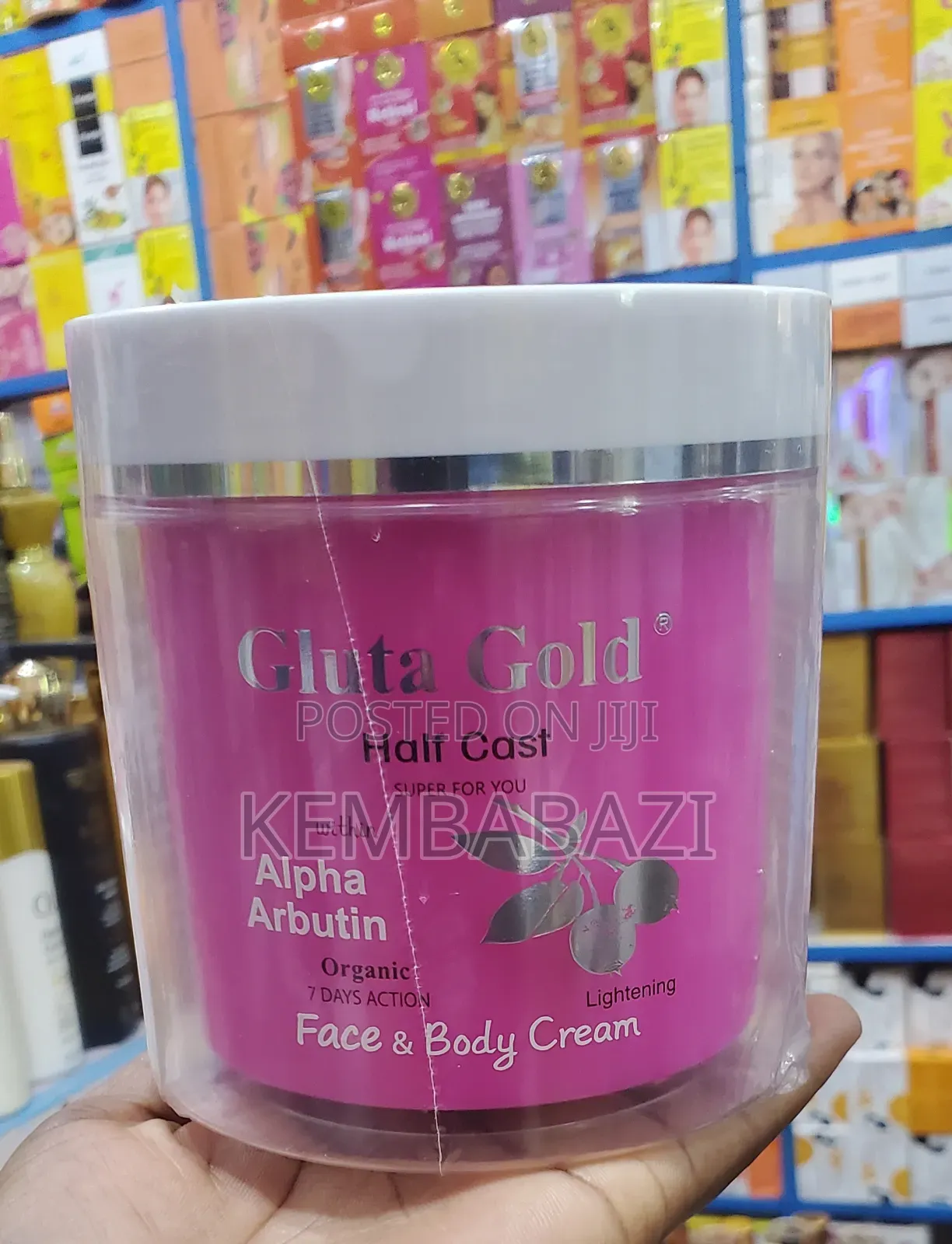 Gluta Gold Half Cast Alpha Arbutin Face And Body Cream