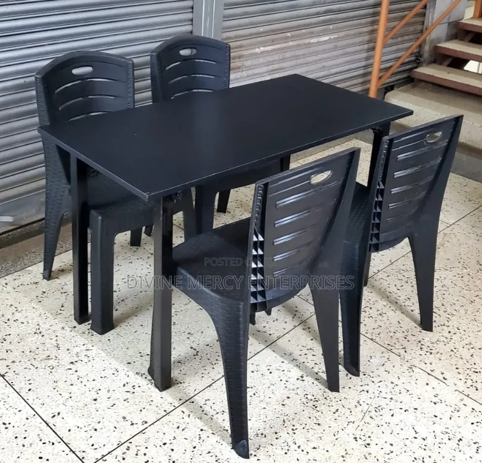 Rectangula Table and Seats