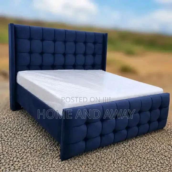 Belinda Velvet Dressed Beds in All Colours 1,400,000/- With Delivery