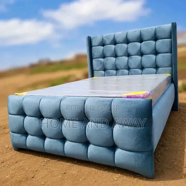 Belinda Velvet Dressed Beds in All Colours 1,400,000/- With Delivery