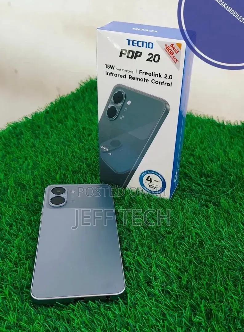 New Tecno Pop 20 128 GB Black