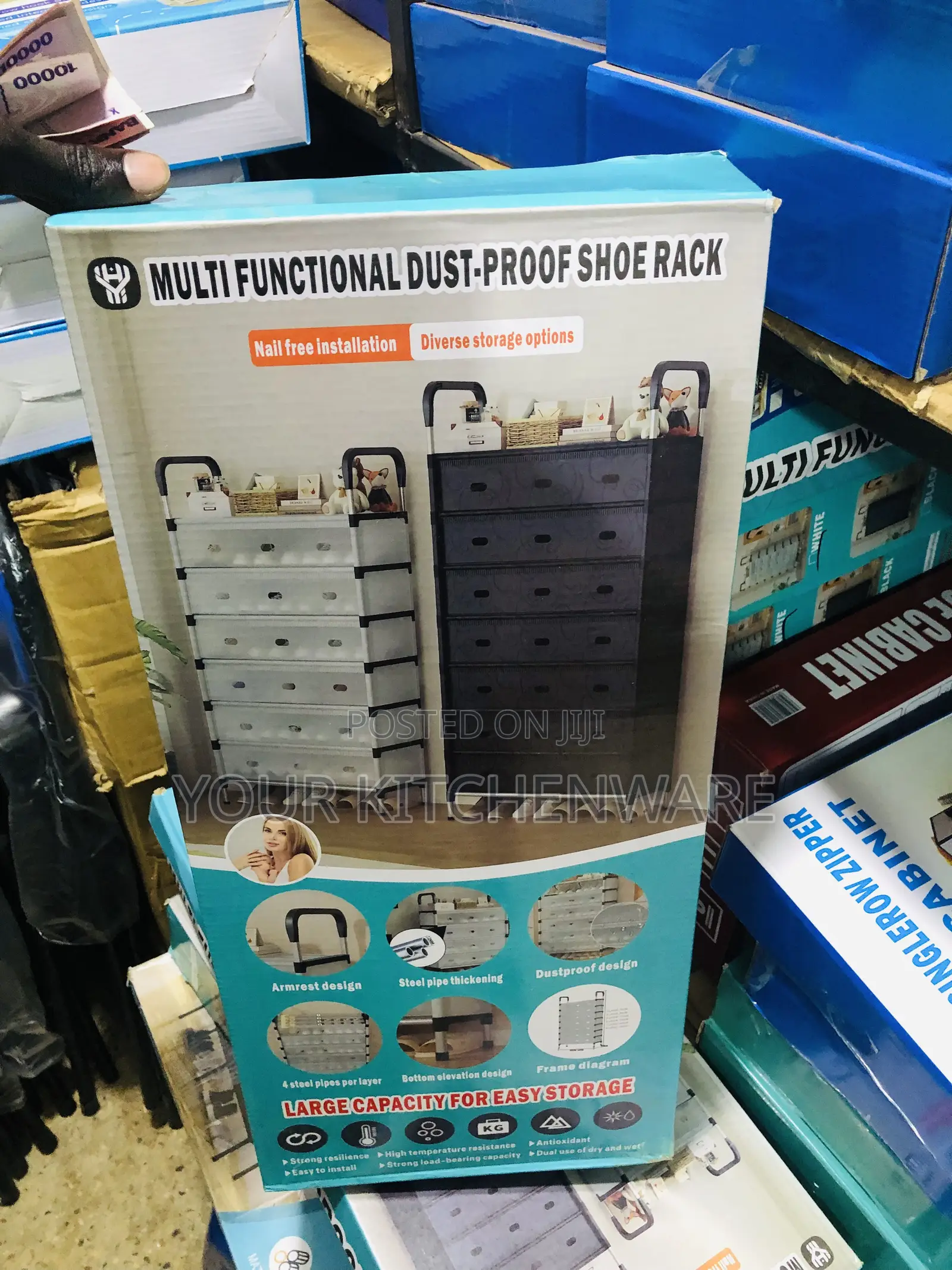 Dust Proof Shoe Rack