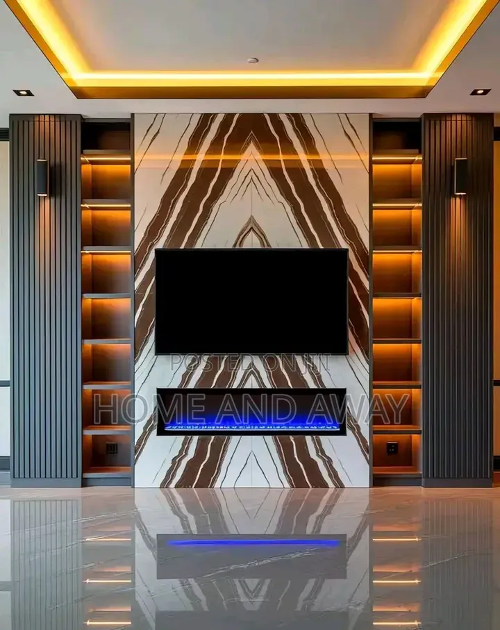 Modern Wall Panel Tv Entertainment Units 350,000/- Per Square Meter