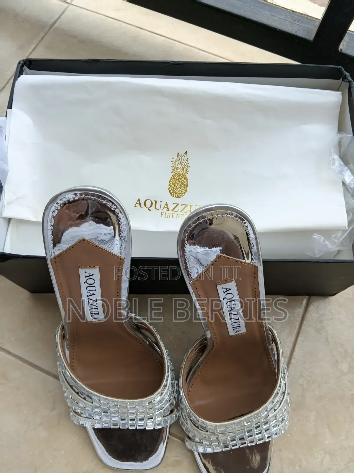 Aquazzura Diamond Encustrusted Heels