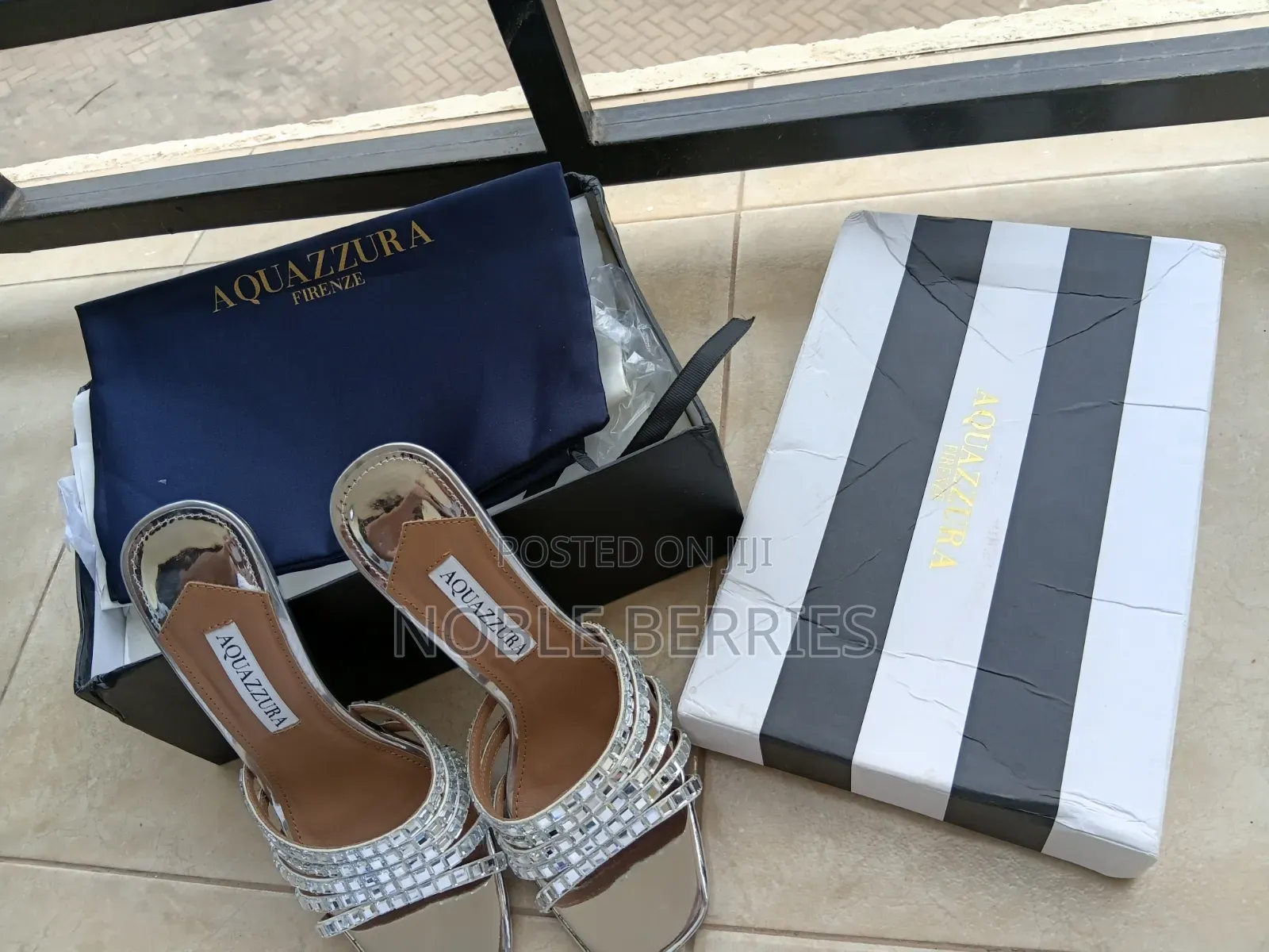 Aquazzura Diamond Encustrusted Heels