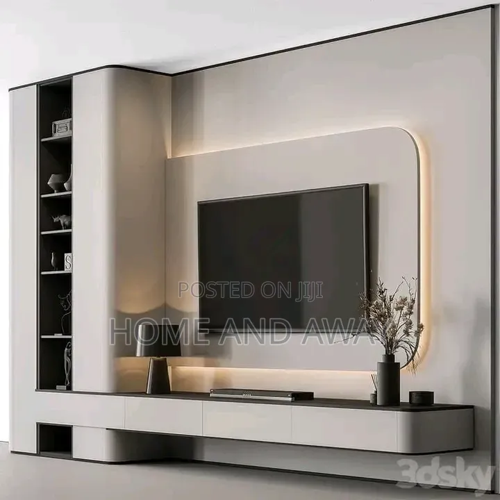 Wall Unit Tv Stands of 2,000,000/- In Any Colour or Size Made on Order