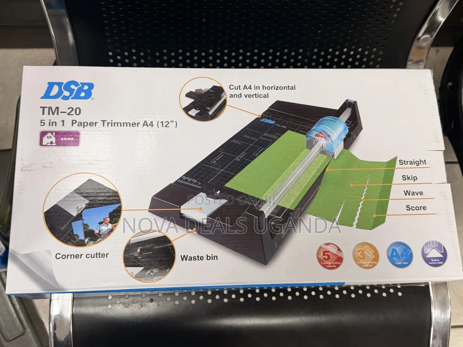 Tm-20 5-in-1 Paper Trimmer Is A Multifunction Paper Cutter