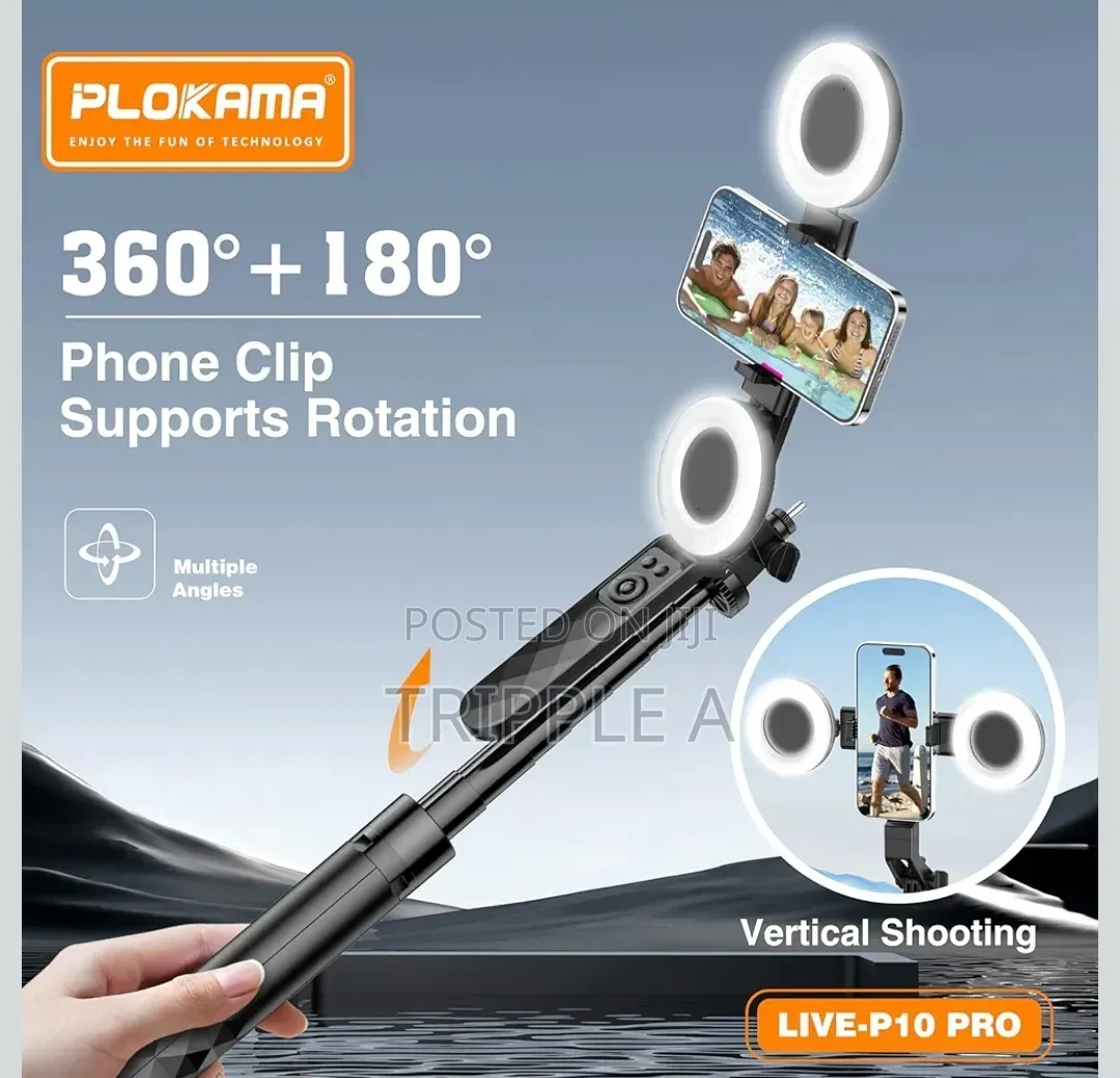 Plokama Auto A7 Pro Multifunctional Selfie Stick And Tripod
