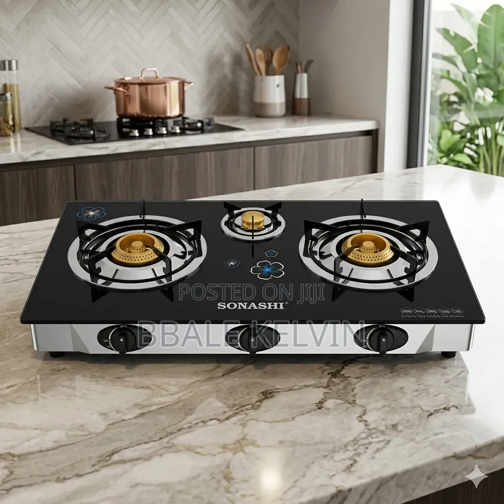Triple Gas Stove Burner Sonashi