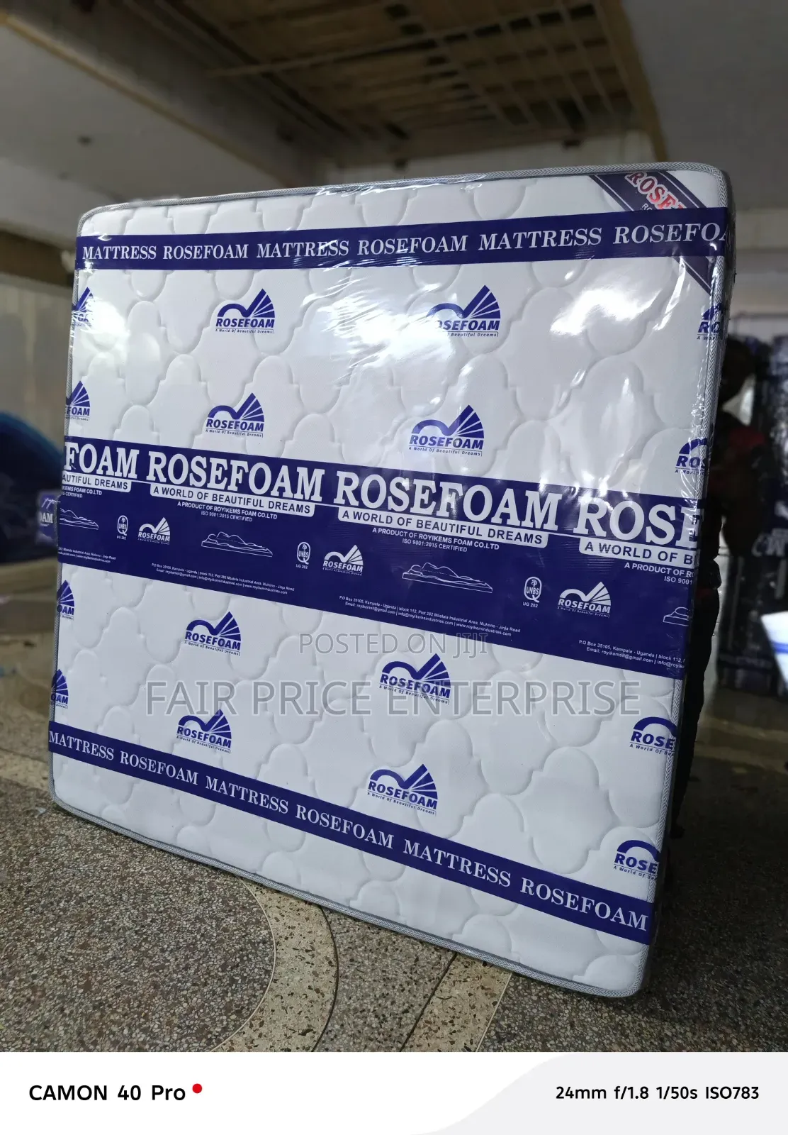 Original Bonluxe Spring Mattress. 6x6/12 Inches. Rosefoam Mattresses