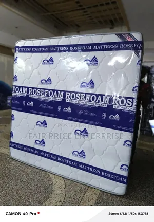 Original Bonluxe Spring Mattress. 6x6/12 Inches. Rosefoam Mattresses