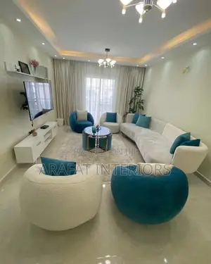 Beautiful Complete Modern Living Room Set in Elegant White