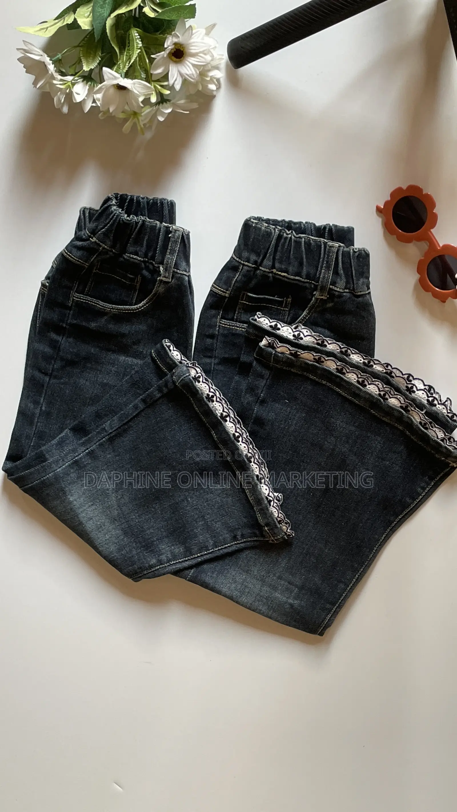 Girls Wide Leg Jeans Outfit