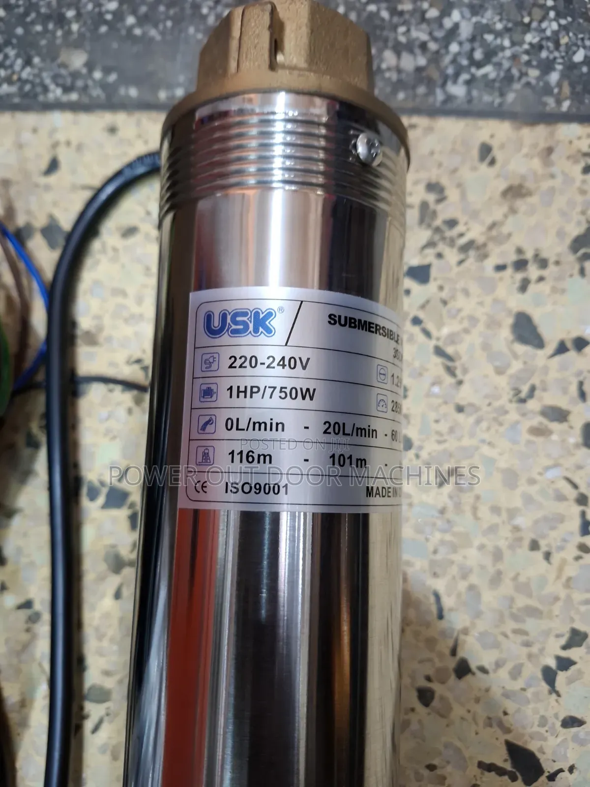 350 Feet /116 Slip Deep Well Submersible Pump