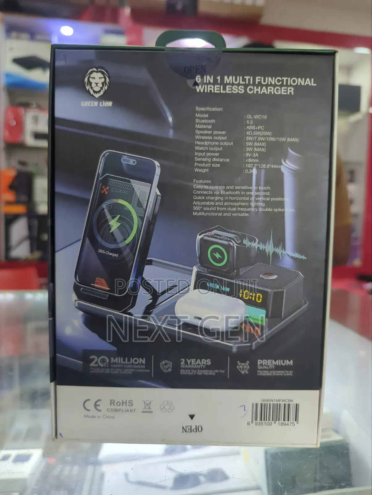 6 in 1 Multifunctional Wireless Charger