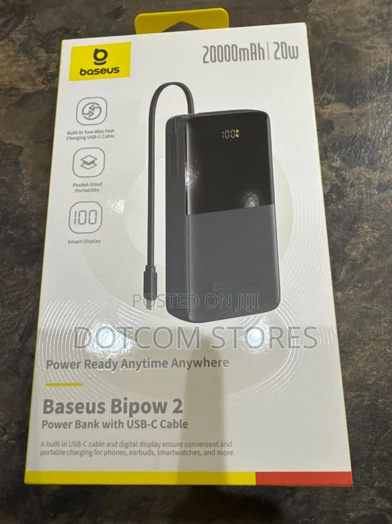 Baseus Bipow2 Pro 20000mah 22.5w 3-Output Power Bank