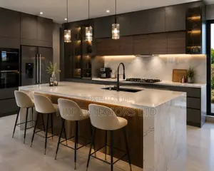 Luxury Modern Kitchen Island Design Installation
