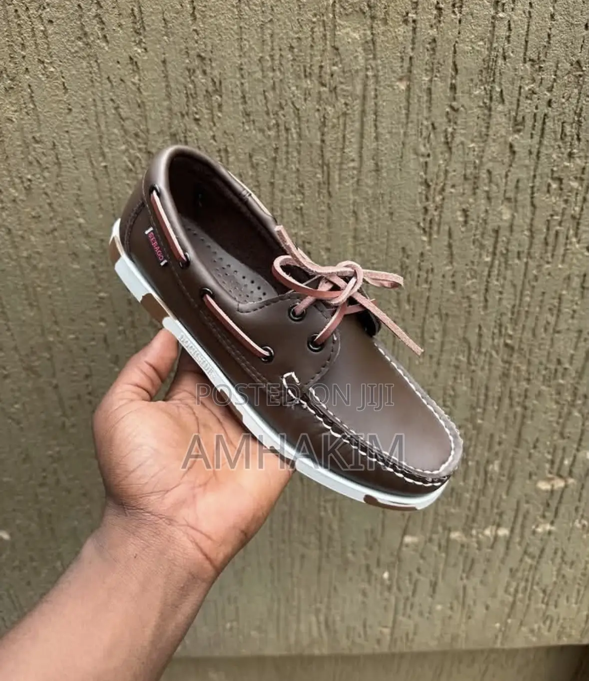 Classic Men Docksides Leather Sebago in Stock
