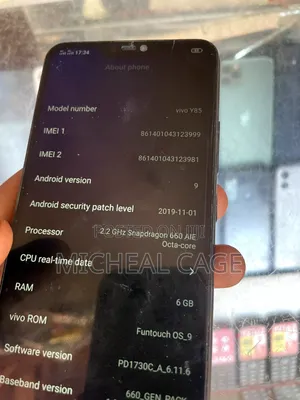 Vivo Y85 64 GB Black