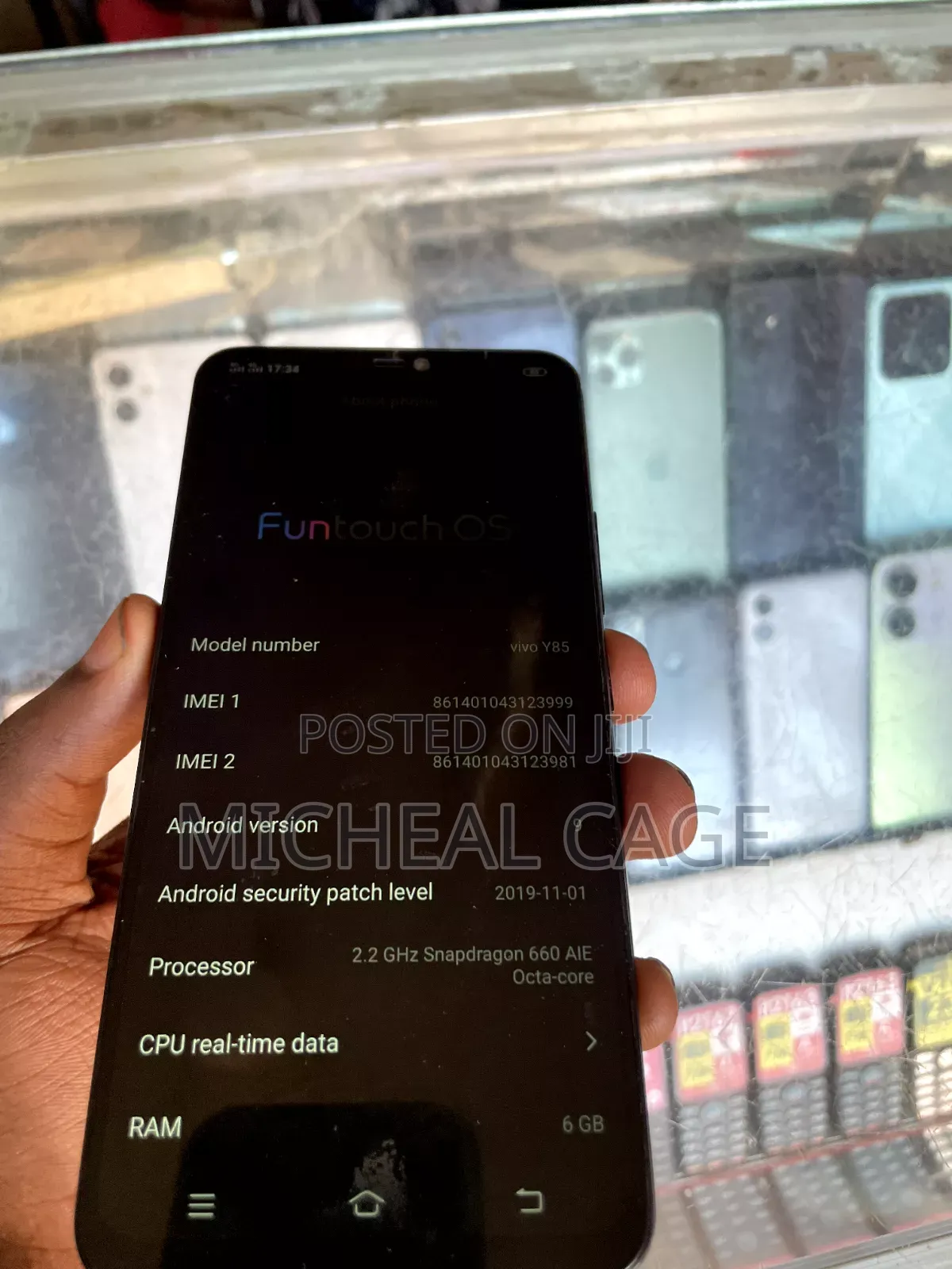 Vivo Y85 64 GB Black