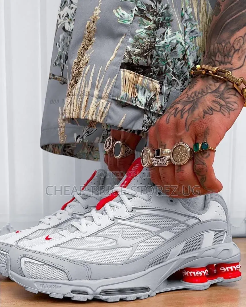 These Are the Nike Shox Ride 2 Sp Supreme in the "White" Colorway,