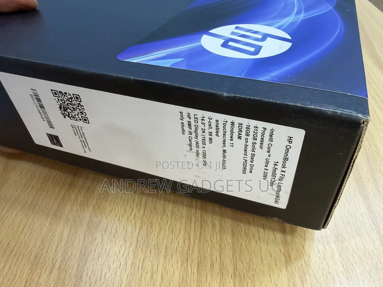 New Laptop HP OmniBook X Flip 14" 16GB Intel Core Ultra 5 SSD 512GB