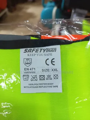 Reflector Jackets With Pockets High Quality Green-orange
