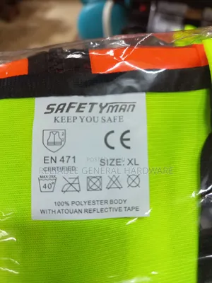 Reflector Jackets With Pockets High Quality Green-orange