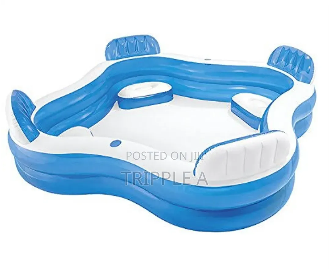 Durable Intex Swim Center Family Lounge Pool