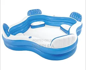 Durable Intex Swim Center Family Lounge Pool