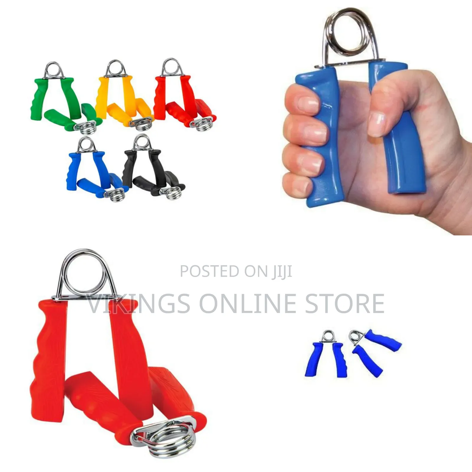 2 Pieces of Ergonomic Hand Grippers for Strengthening Plastic Wrist