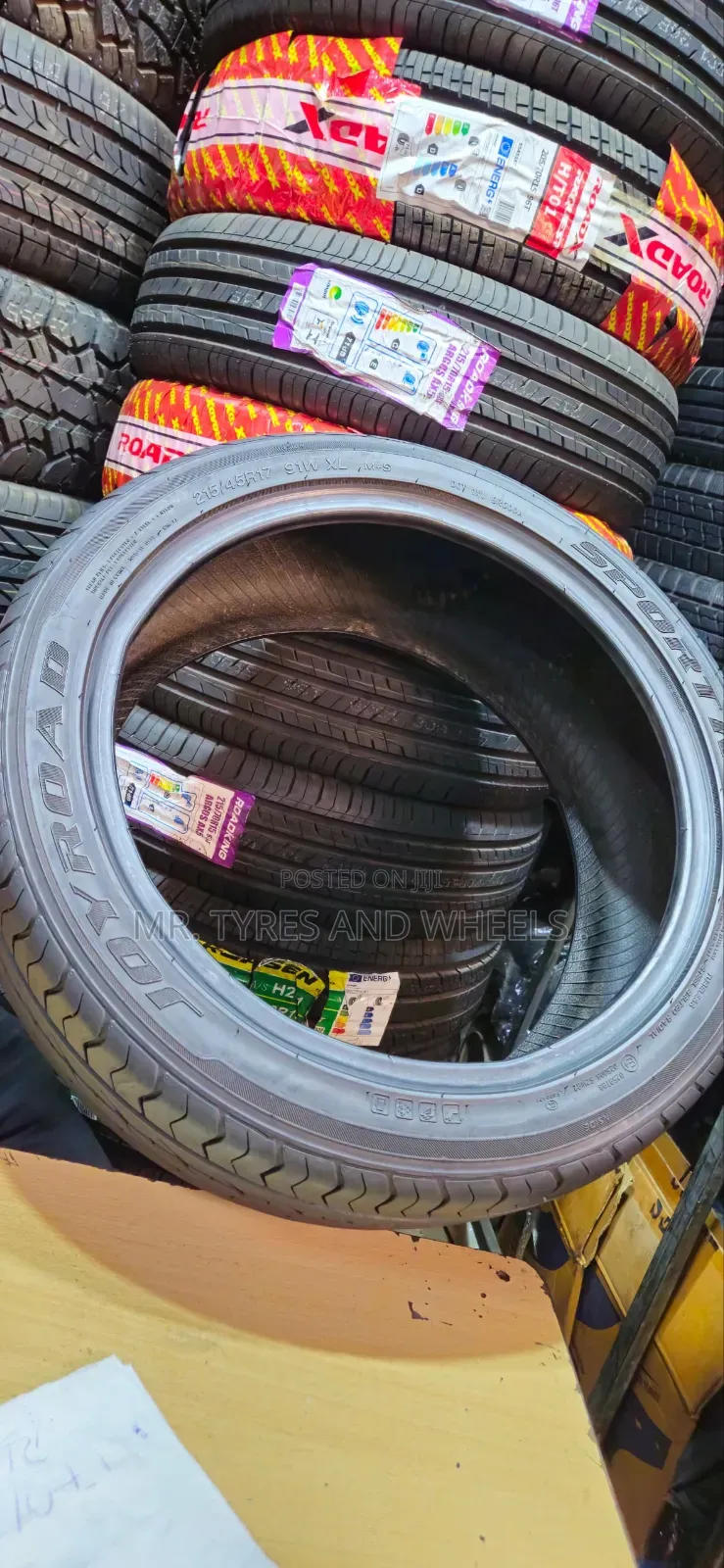 215 45 R17 Joyroad Sport Cars  Were a U Used but Still Gd Tire.