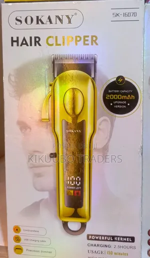 Sokany Sk-16070, a Professional, Gold-Colored Hair Clipper