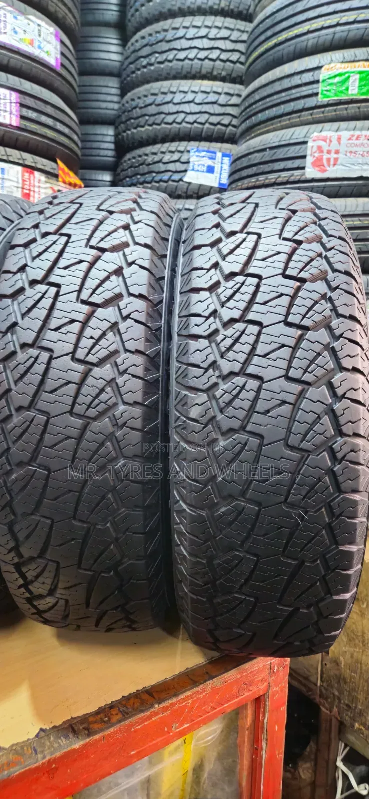 235 65 R17 Used Only One Week in the Type of Kapsin Practical Max at .