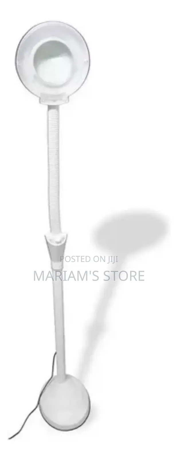 Salon Magnifying Floor Lamp With a Flexible Gooseneck